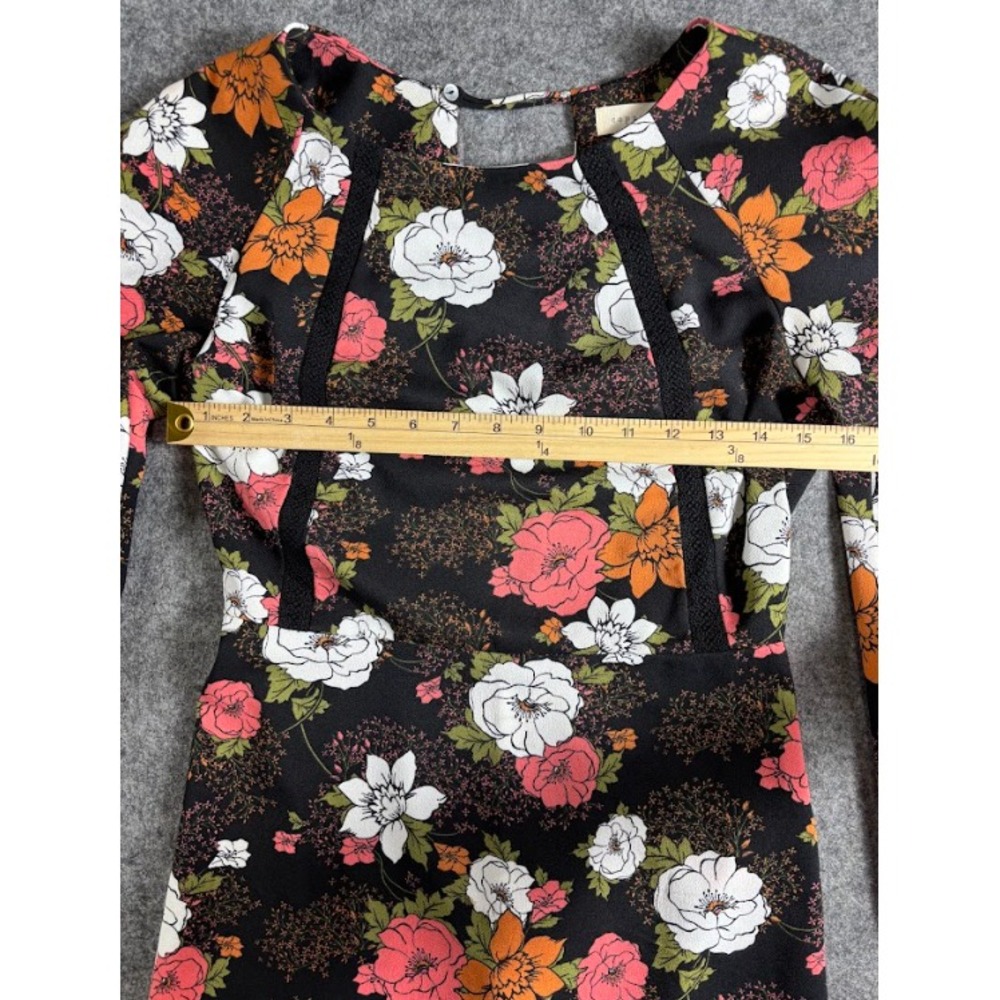 Copper Key Floral Lace Shorts Romper Bell Sleeve Boho Festival Mini Women XS - Picture 12 of 12